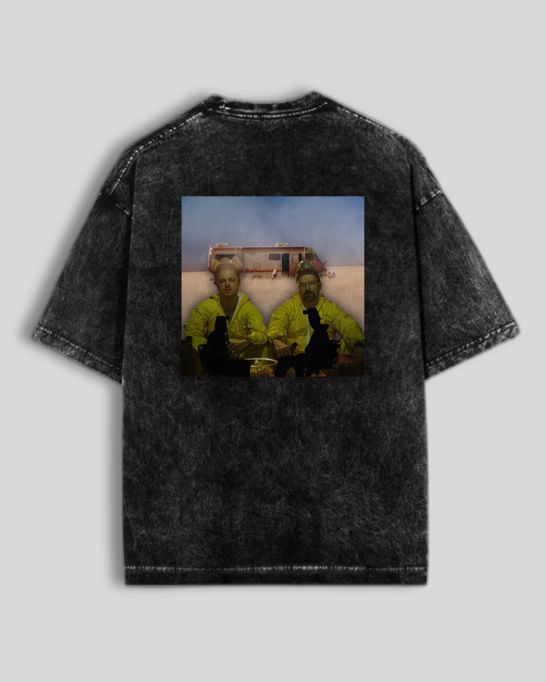 Breaking Bad Acid Wash Oversized T-Shirt