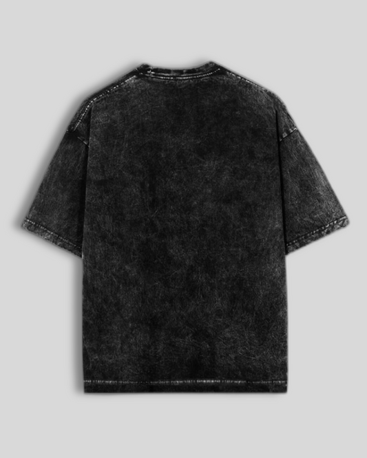 AOT Rumbling Oversized Acid Wash T-Shirt